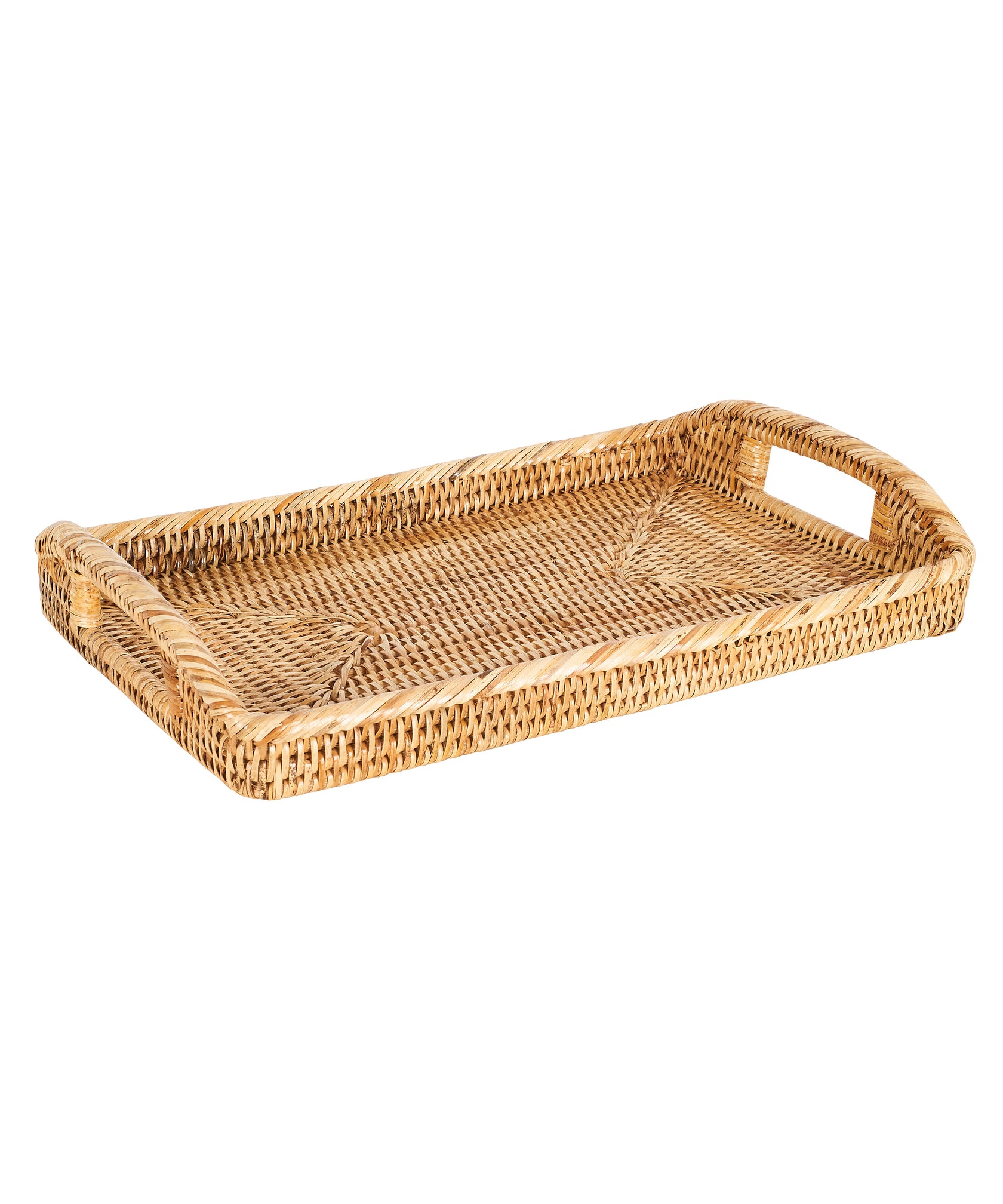 Rebecca Udall Rattan Serving Tray, Large