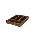 Rebecca Udall Rattan Cutlery Tray, Brown