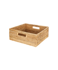 Rebecca Udall Luxury Rattan wicker organisation storage boxes trays draws. Natural Light Brown
