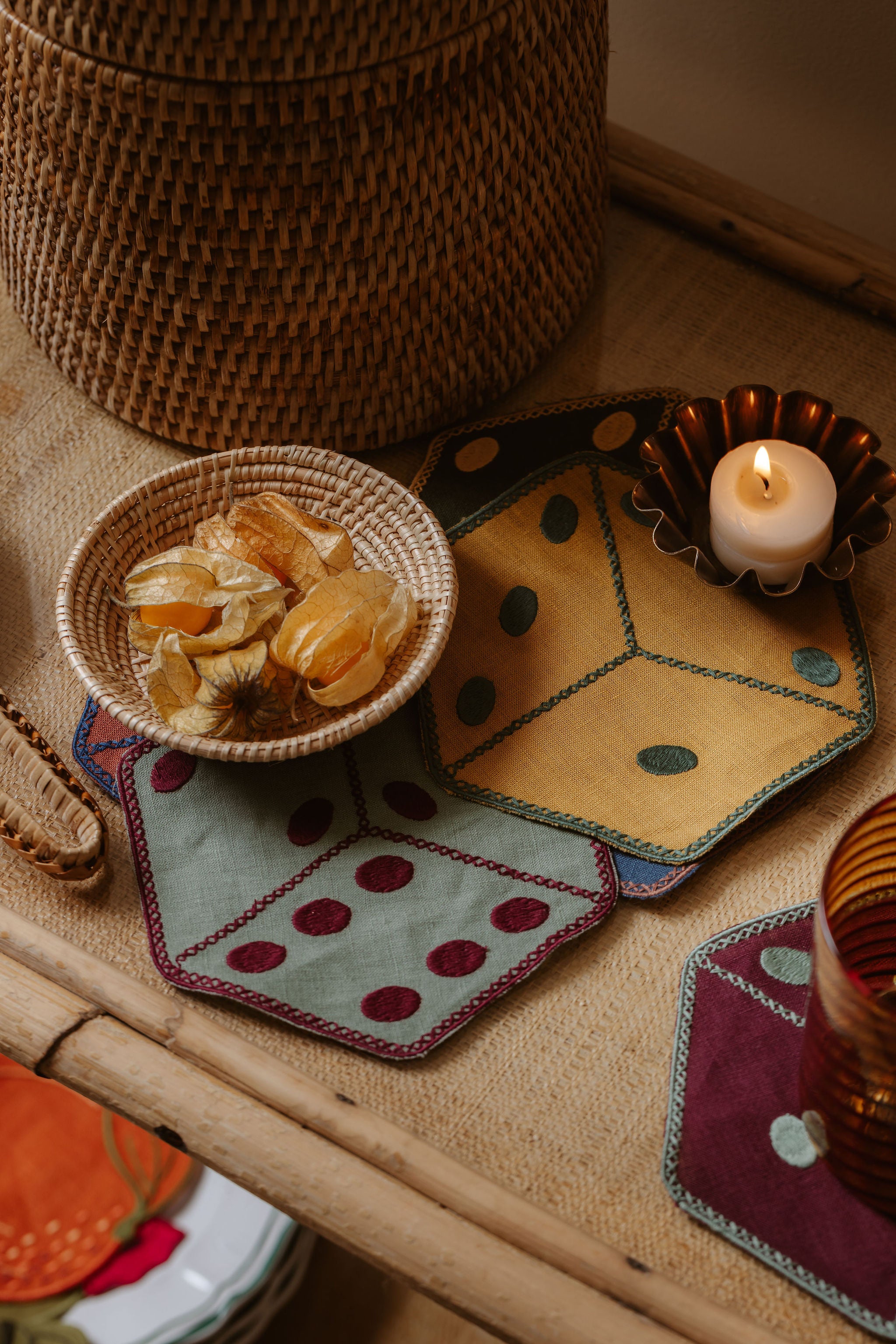 Esme Tealight Holder, Brass
