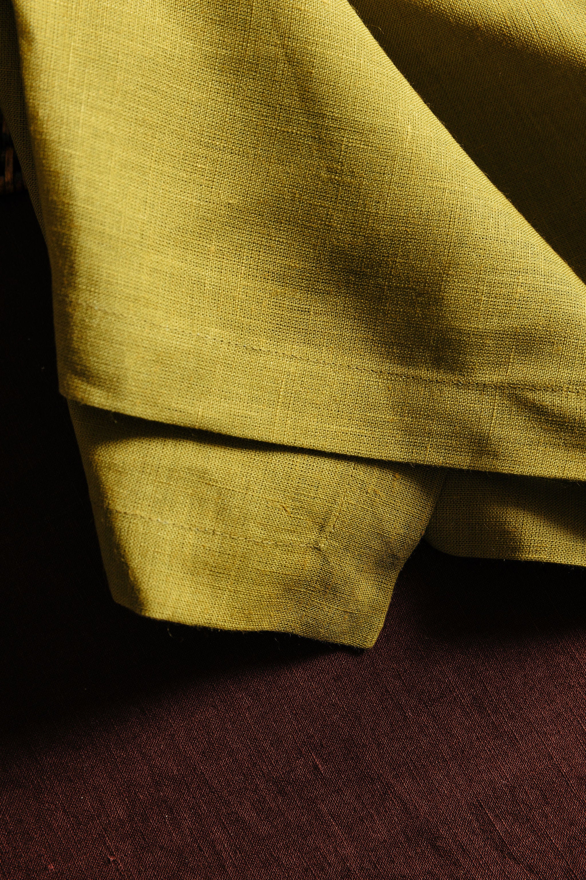 Classic Linen Napkin, Chartreuse Green