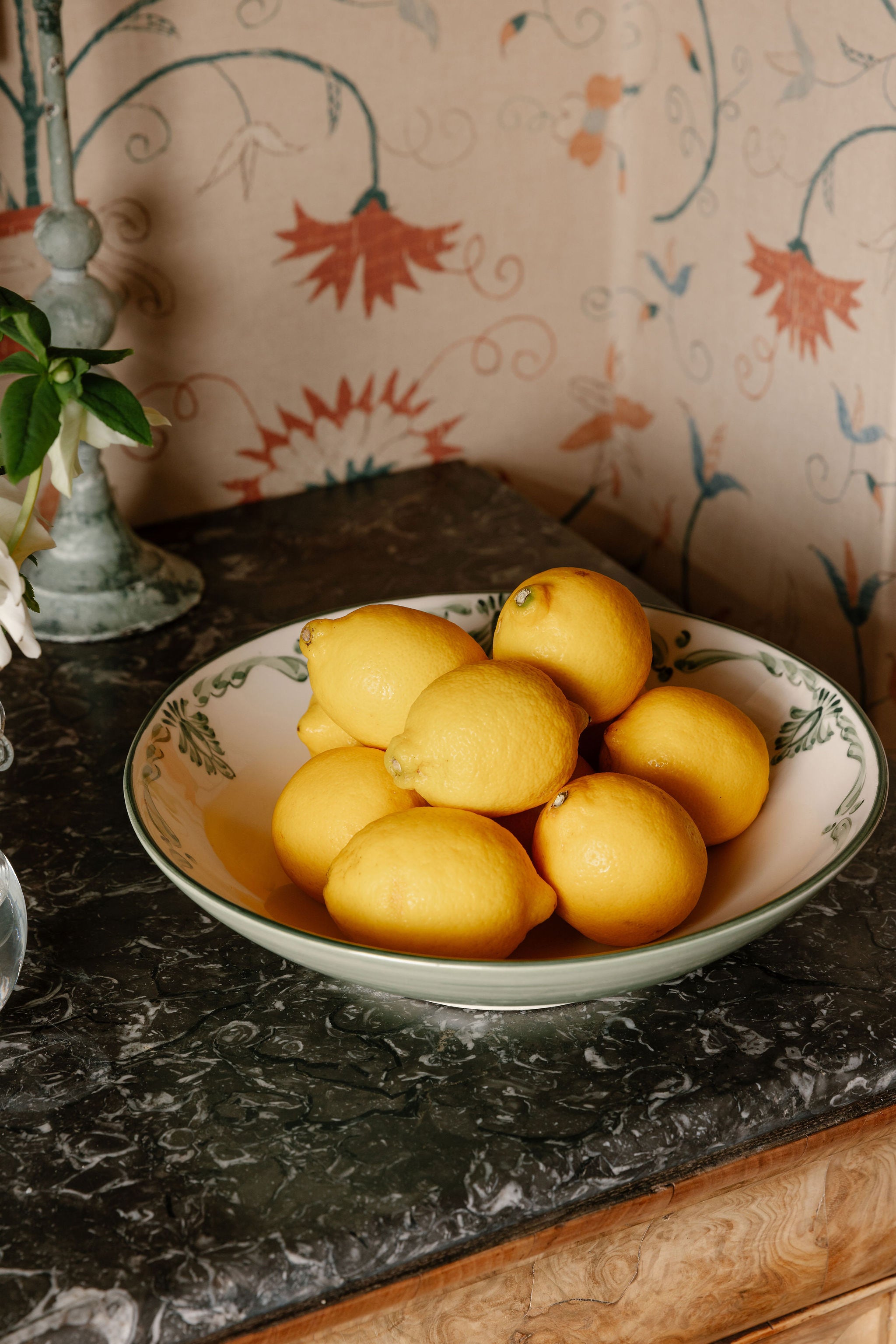 Rebecca Udall Eleanor Serving Bowl Green, Counter Set Up