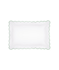 Pair of Annabelle Scalloped Pillowcases, Asparagus