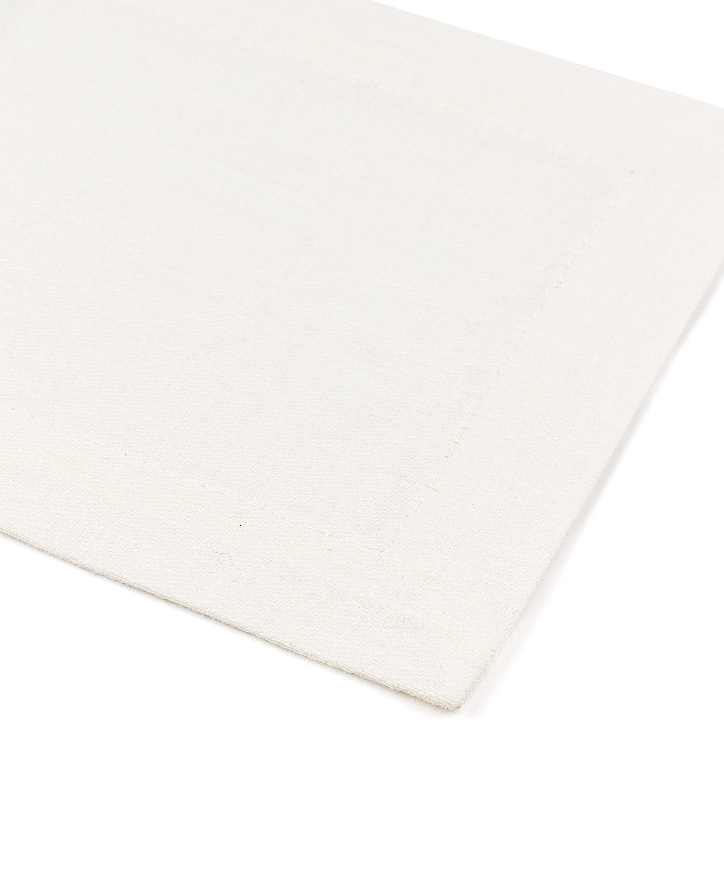Rebecca Udall Set of 4 Jacquard Linen Cocktail Napkins, White Edge