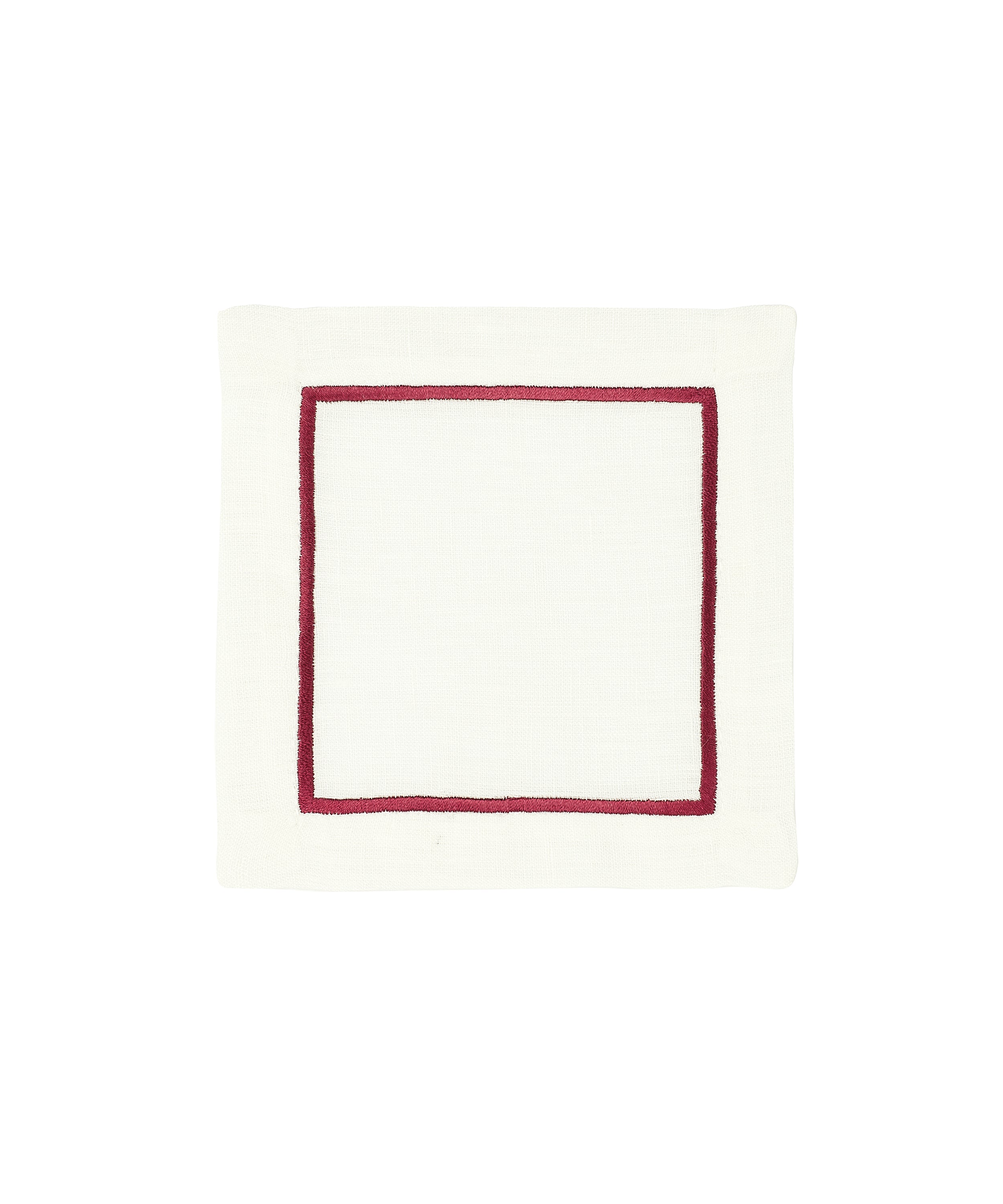 Rebecca Udall Set of 4 Sophie One Cord Cocktail Napkins, Red