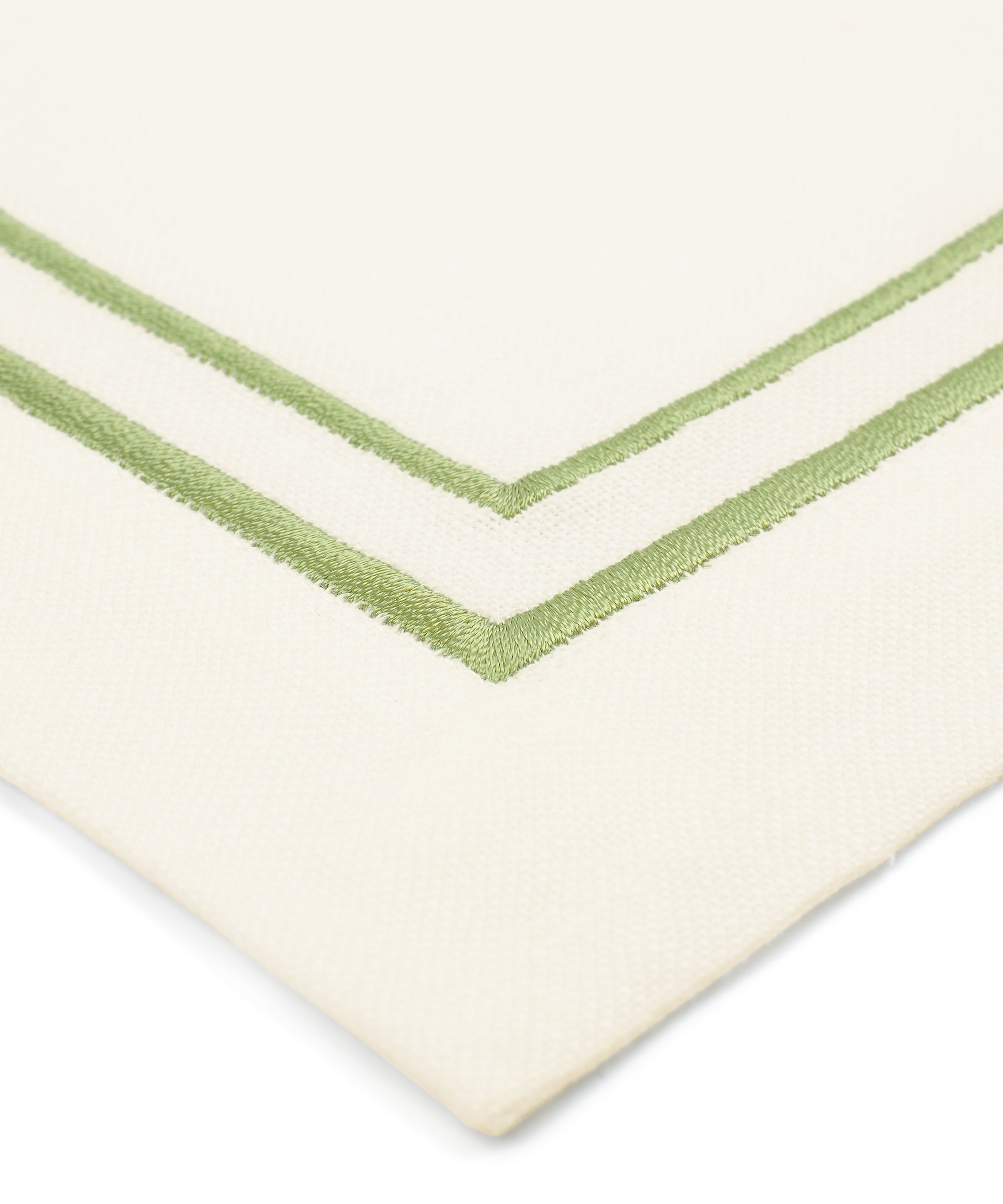 Rebecca Udall Sophie Classic Two Cord Placemat, Sage Embroidery