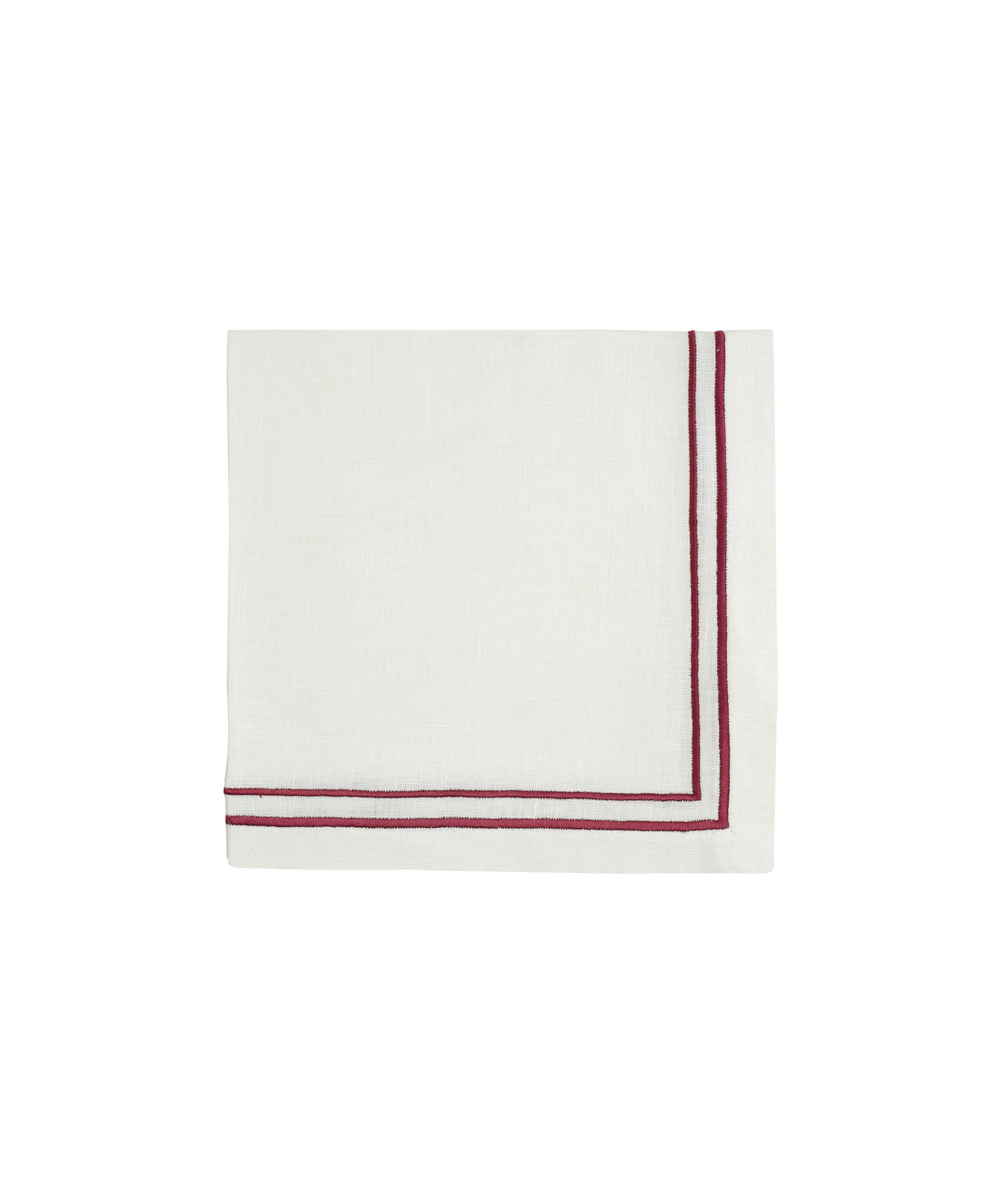 Sophie Classic Two Cord Napkin, Burgundy