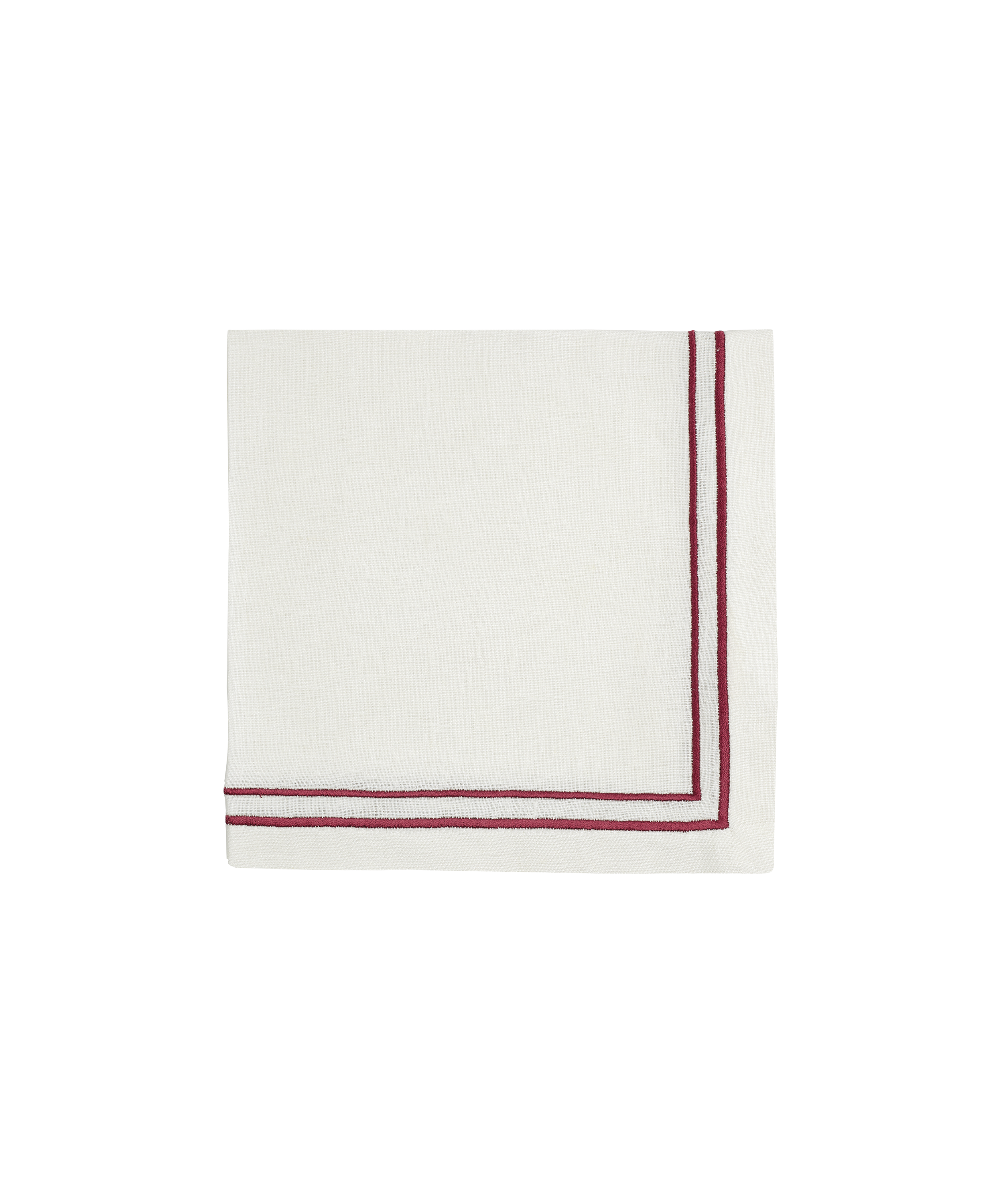 Sophie Classic Two Cord Napkin, Burgundy