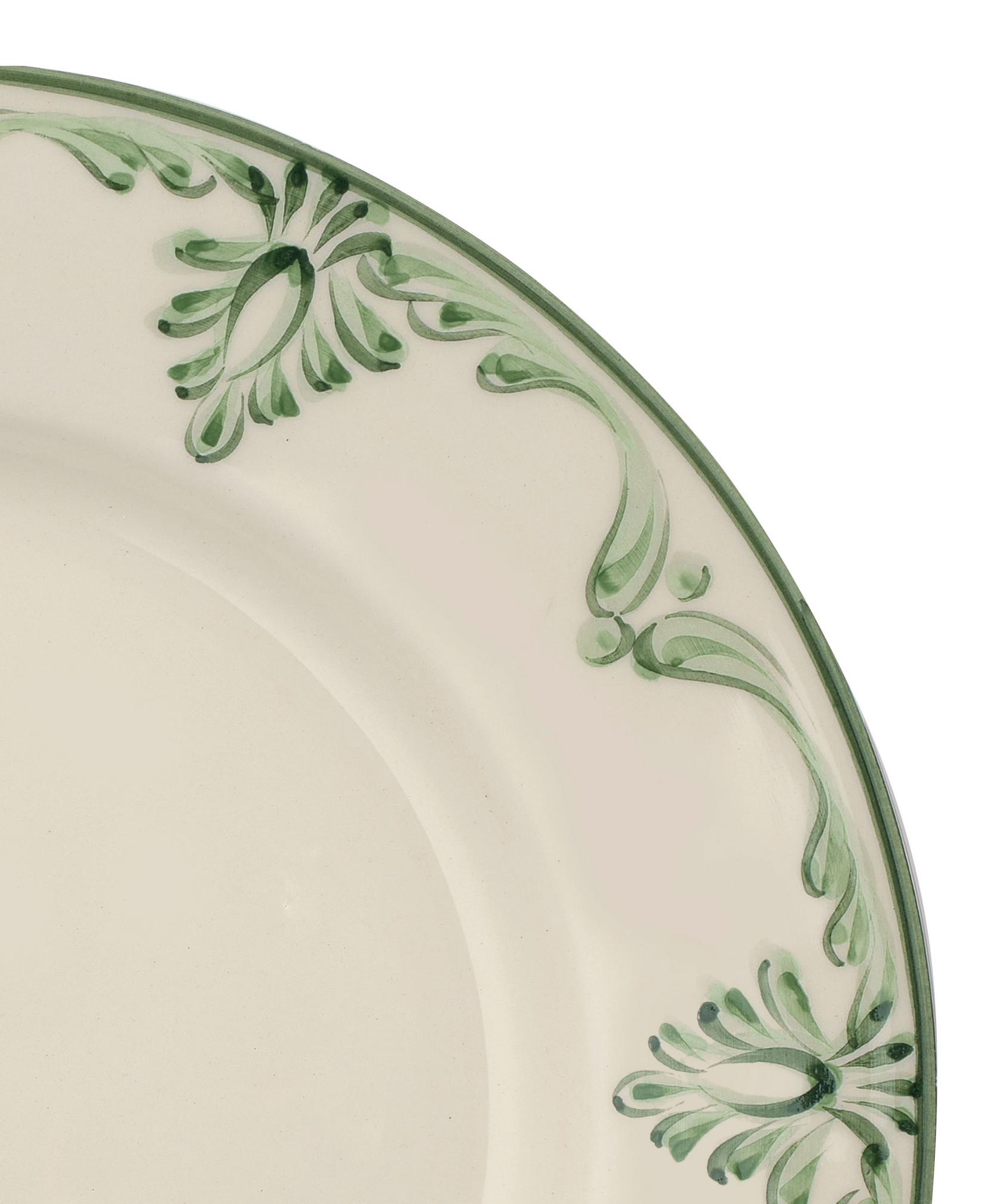 Rebecca Udall Eleanor Dinner Plate Green Pattern Design