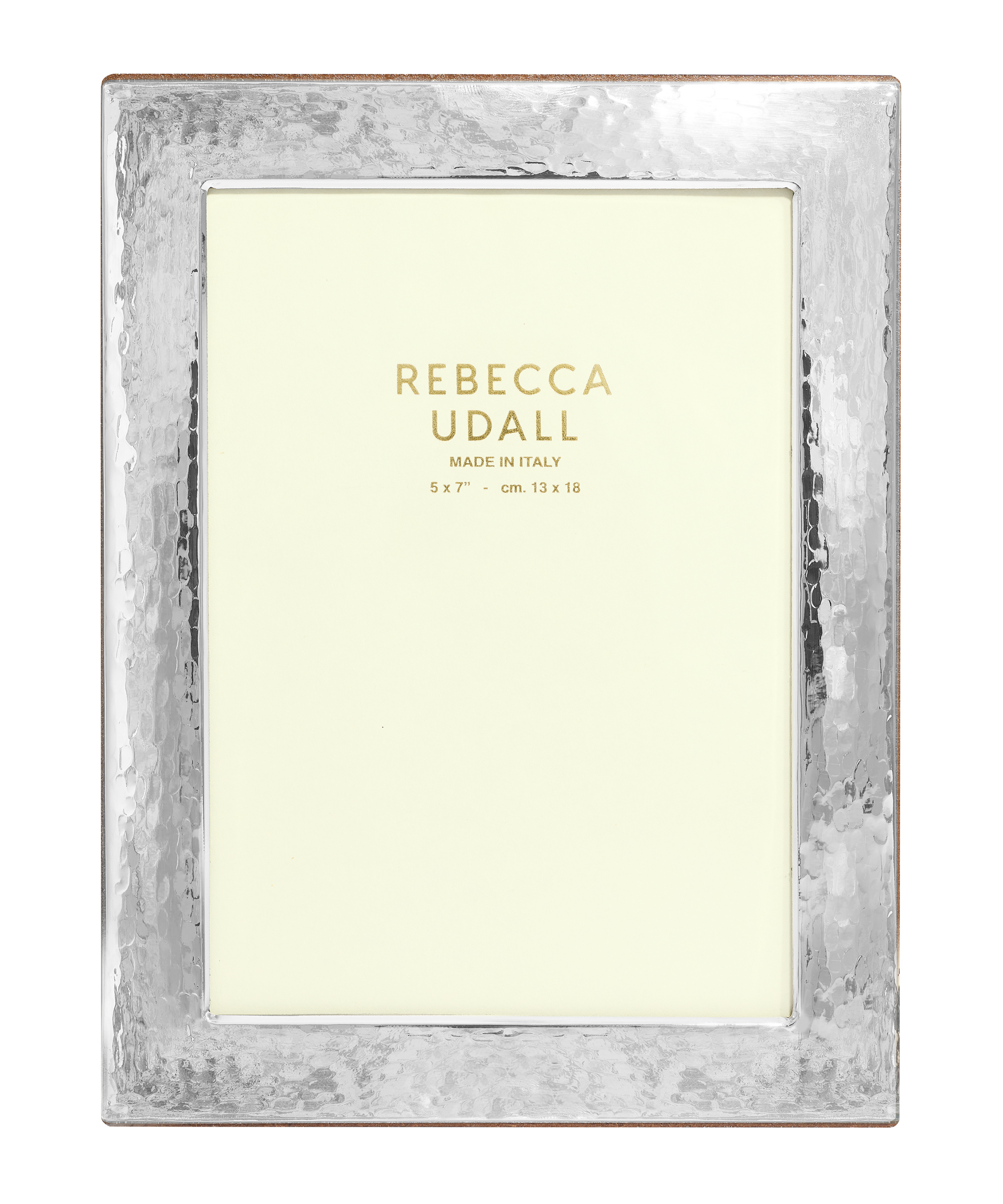Sterling Silver Hammered Photo Frame, Cut Out