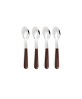 Rebecca Udall Set of 4 Classic Teaspoons, Brown