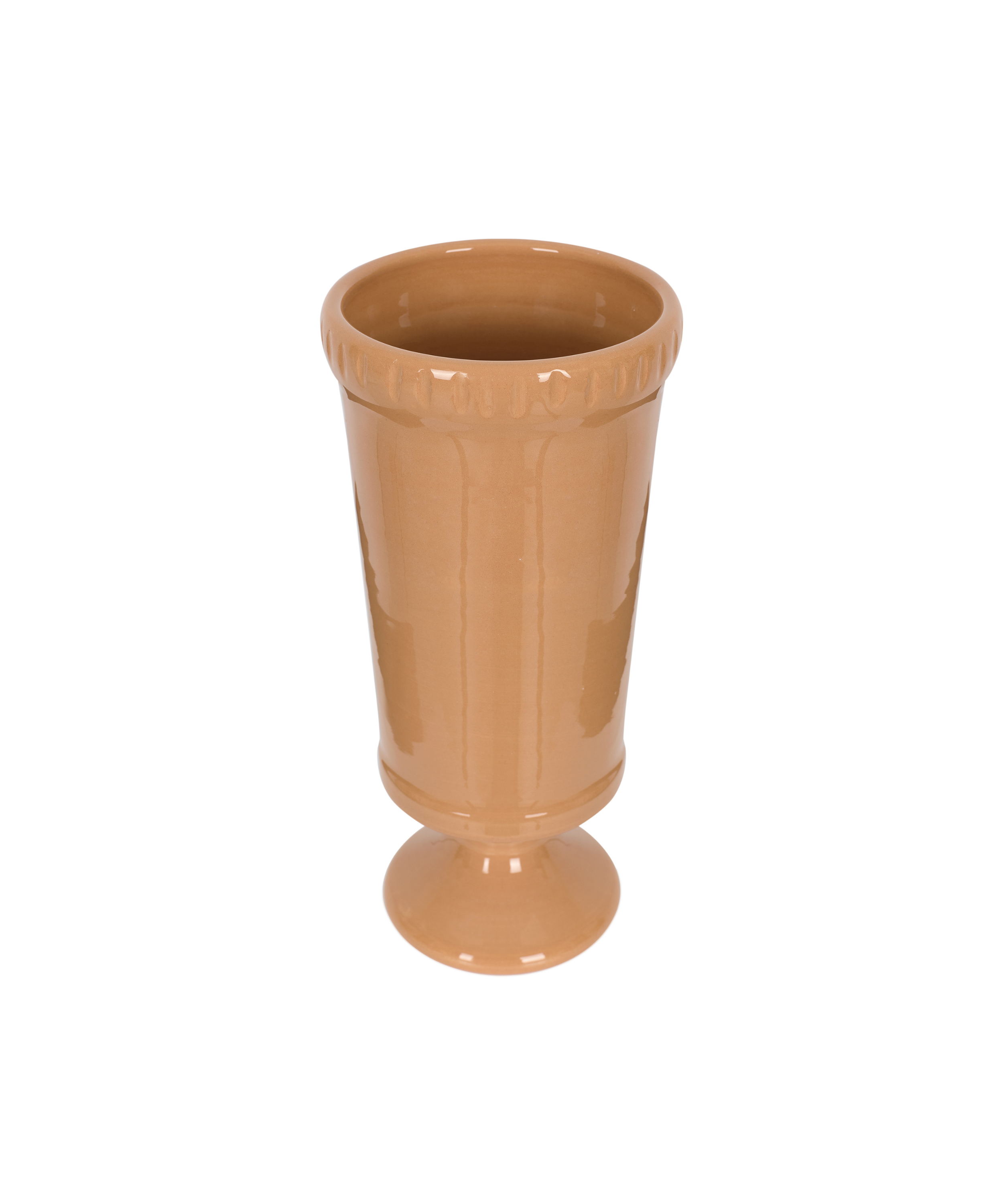 Rebecca Udall Flora Ceramic Decorative Urn Vase, Terracotta