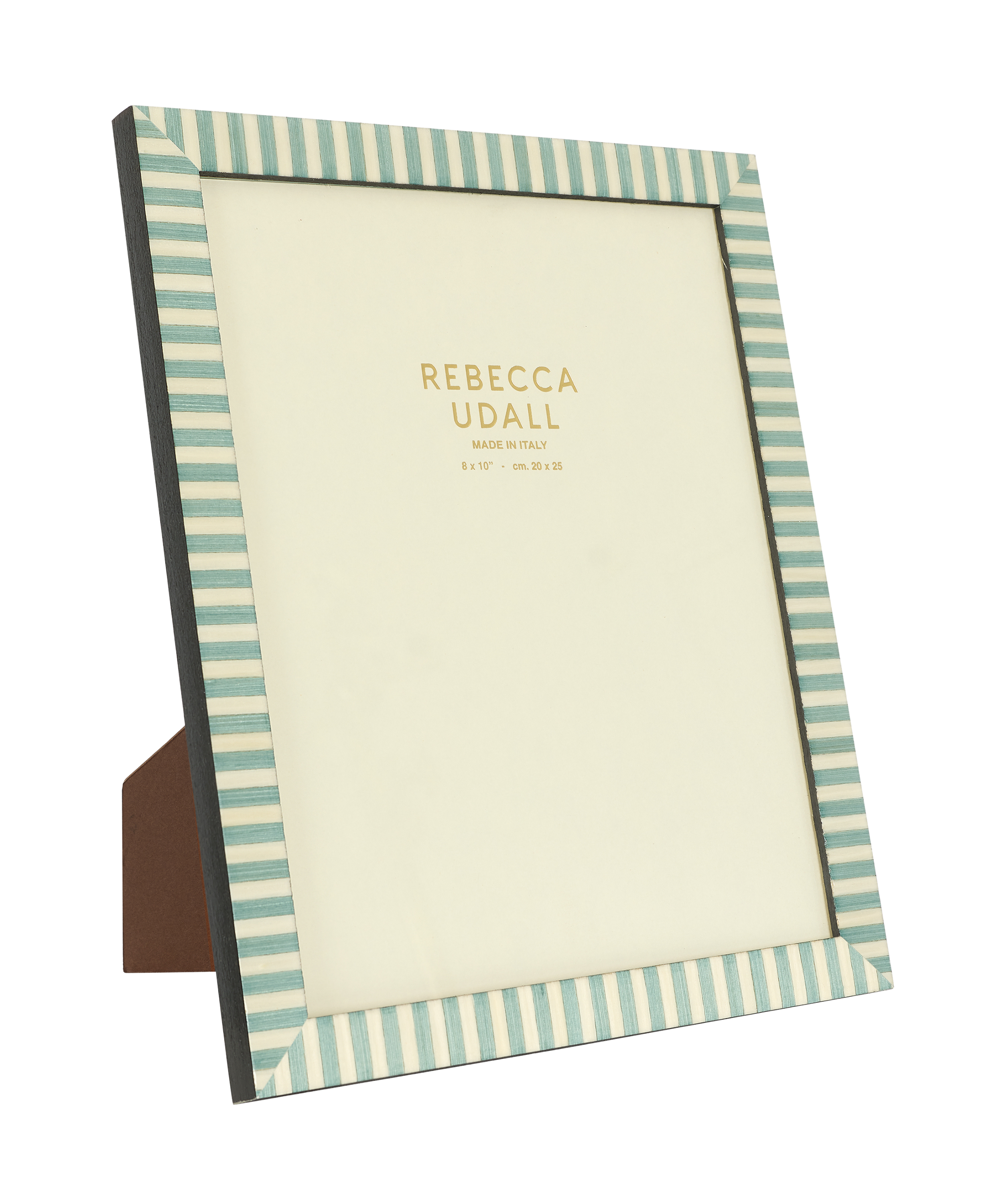 Rebecca Udall, Willa Photo Frame, in Azure Blue Stripe