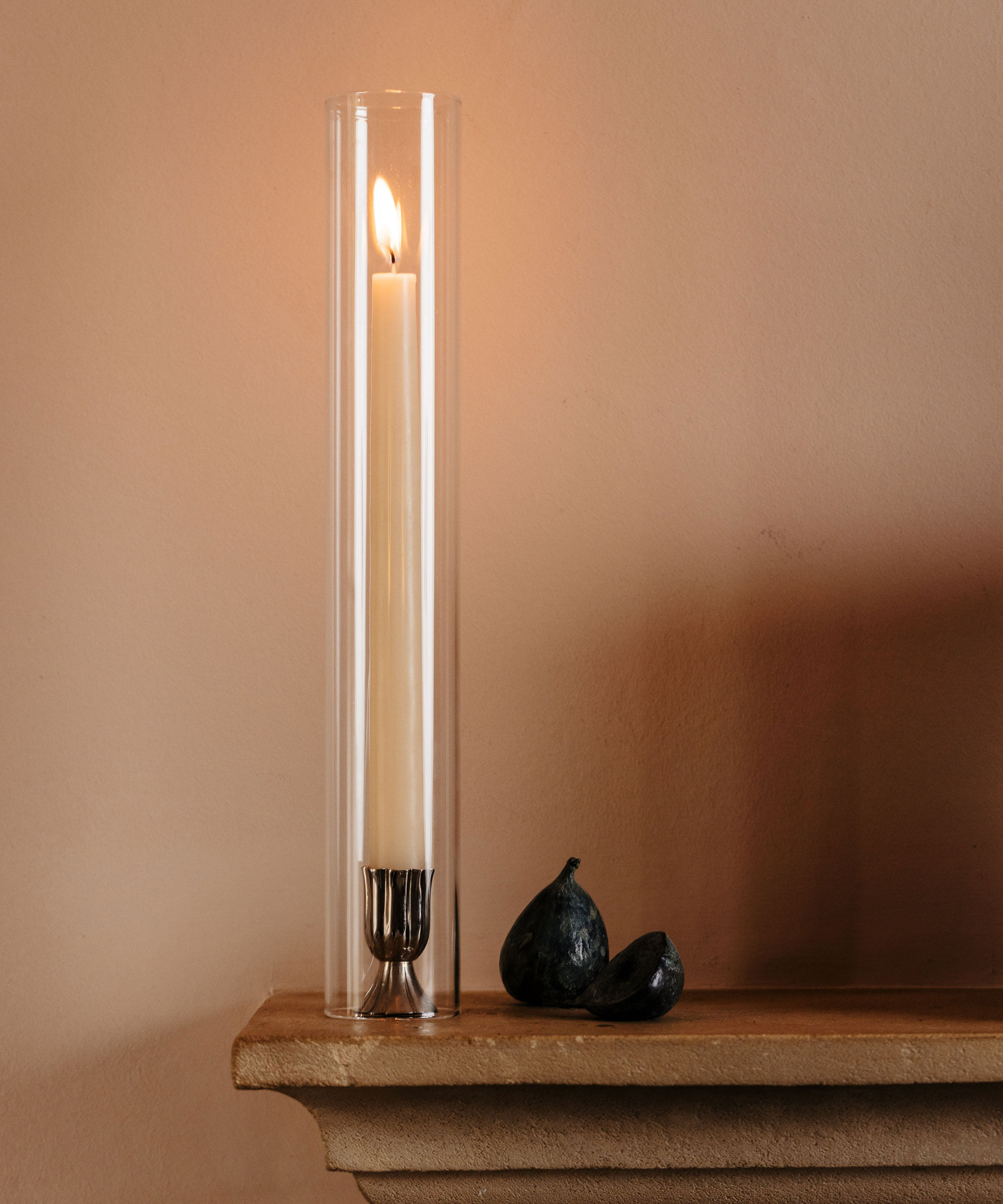 Set of 4 Tall Candle Hurricane Covers