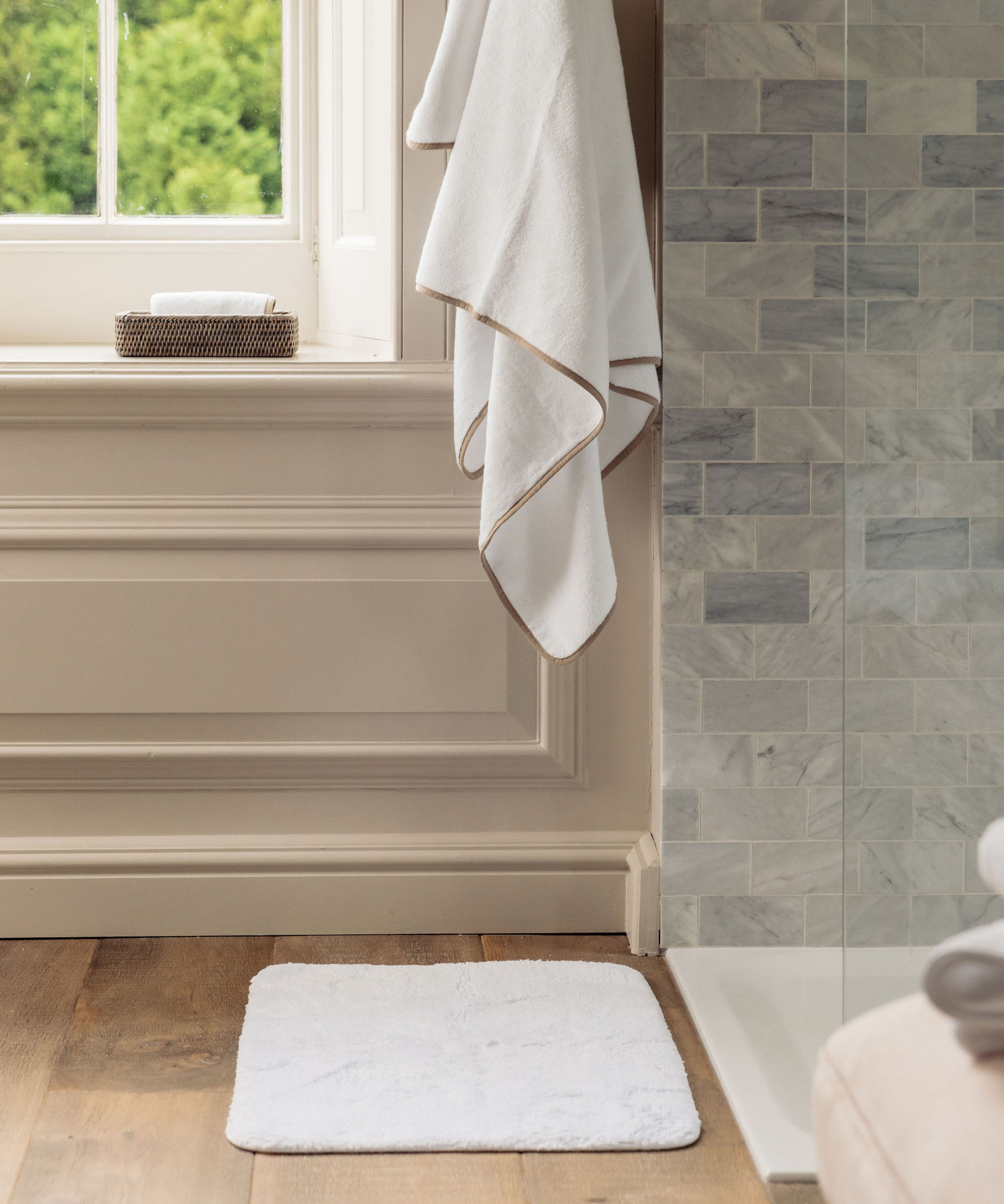 Georgina Bath Mat, White