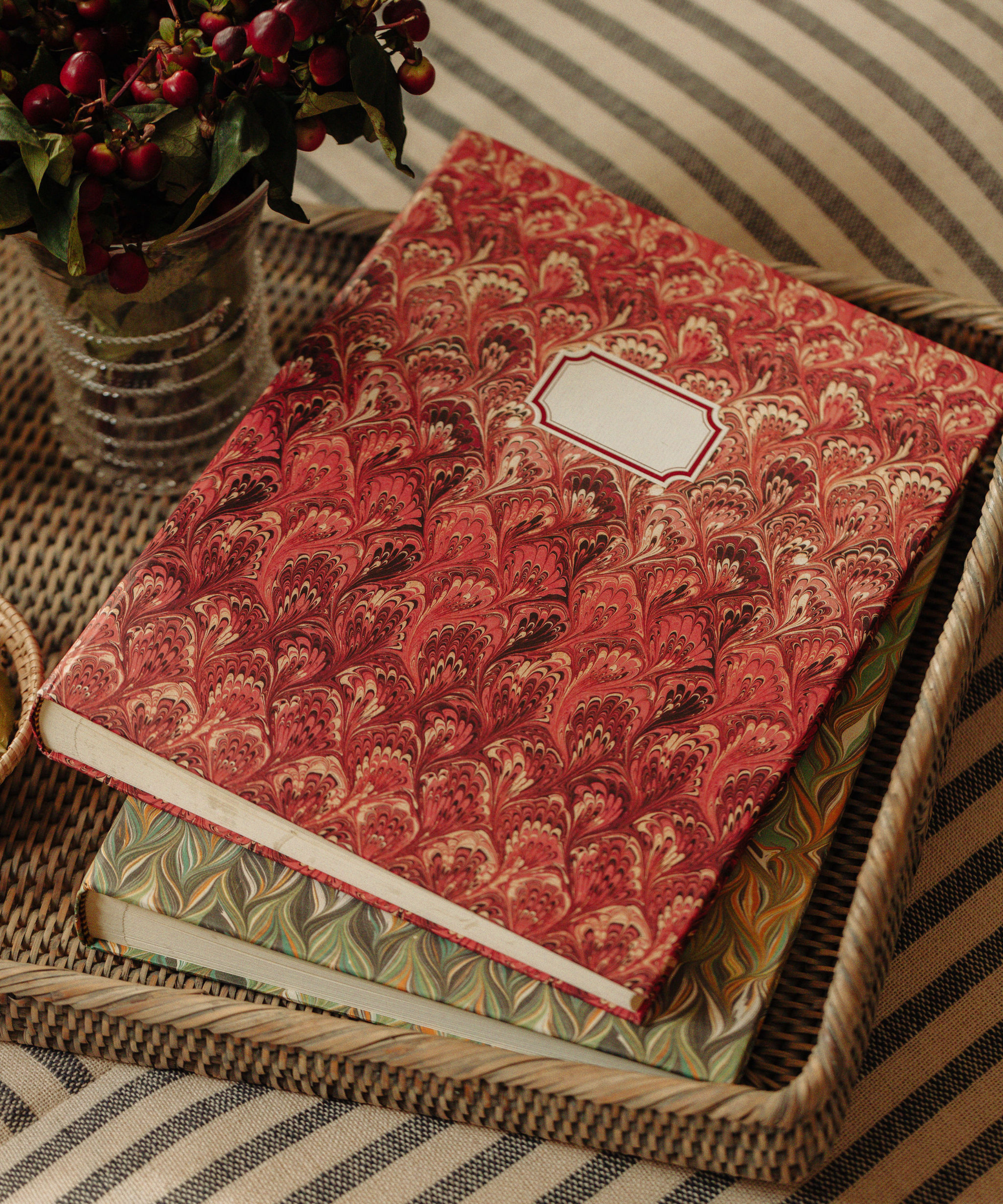 Photo Album, Marble Green/Yellow