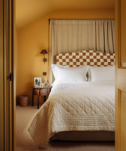 Porto Hemstitch Bed Linen, Straw