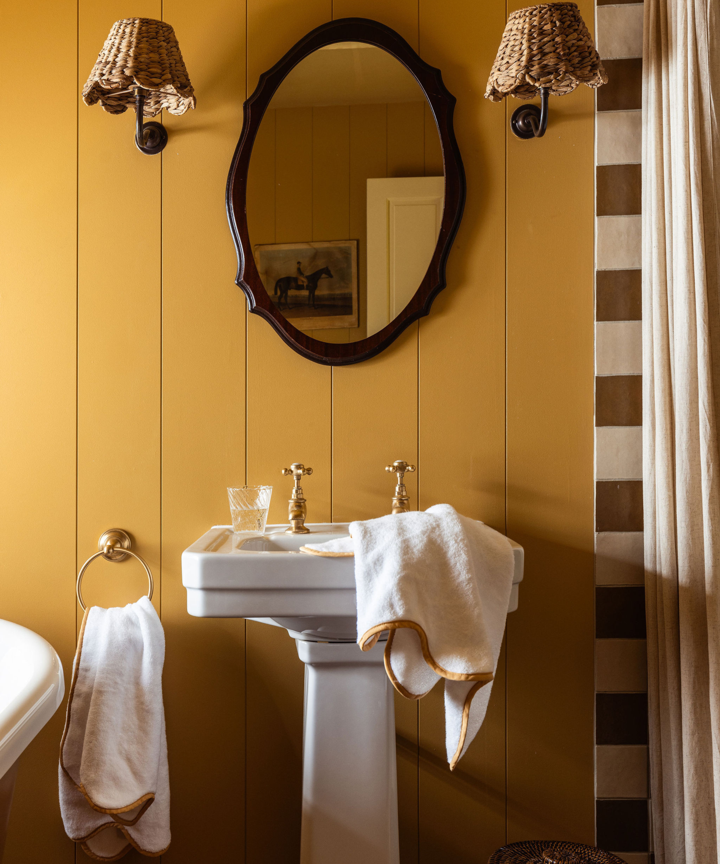 Pair of Rippled Tumblers, Bathroom Lifestyle
