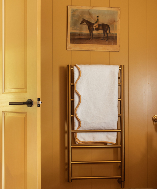 Amelia Scalloped Bath Towel Family Bundle, Mustard