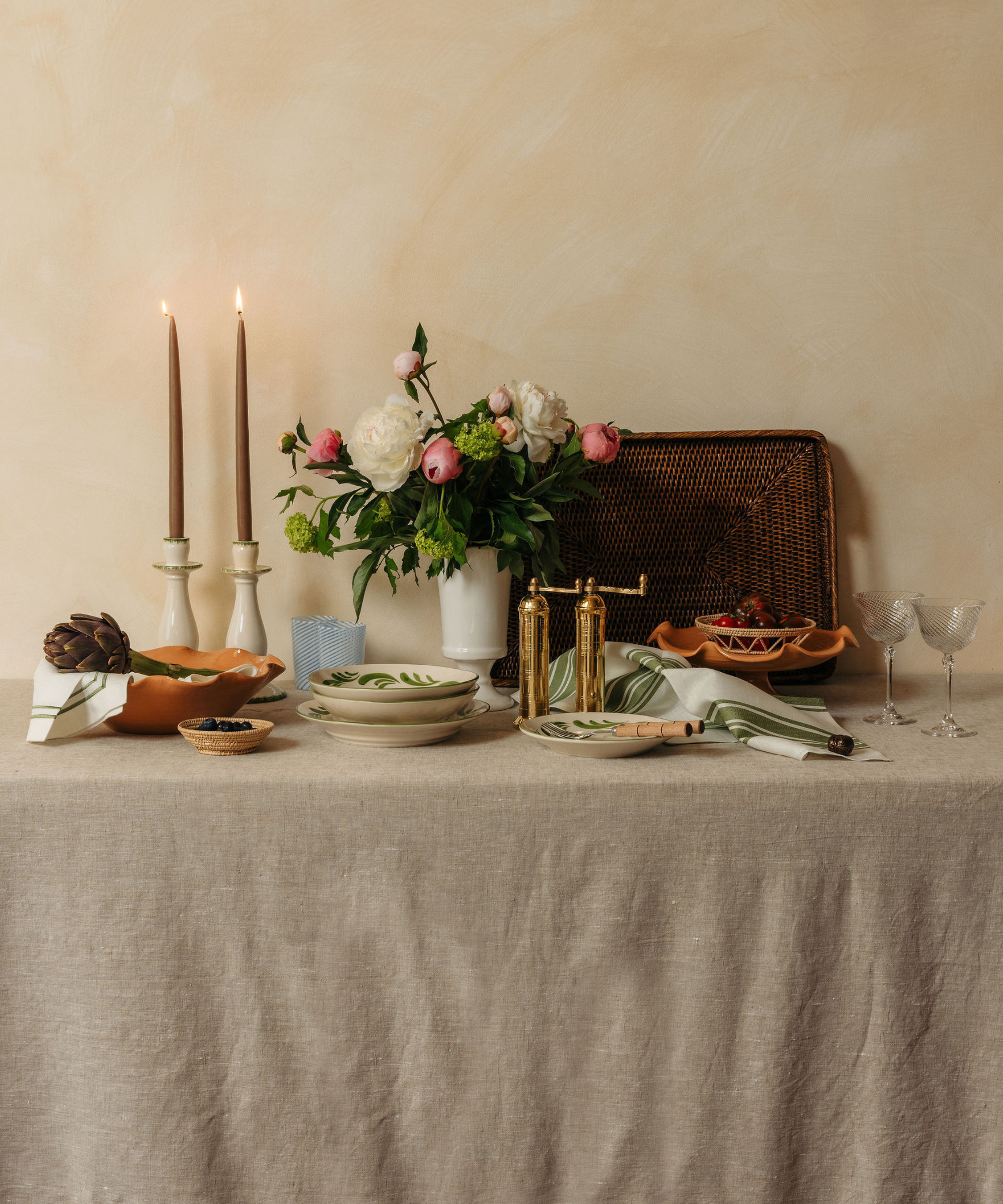 Celia Crockery, Leaf Green
