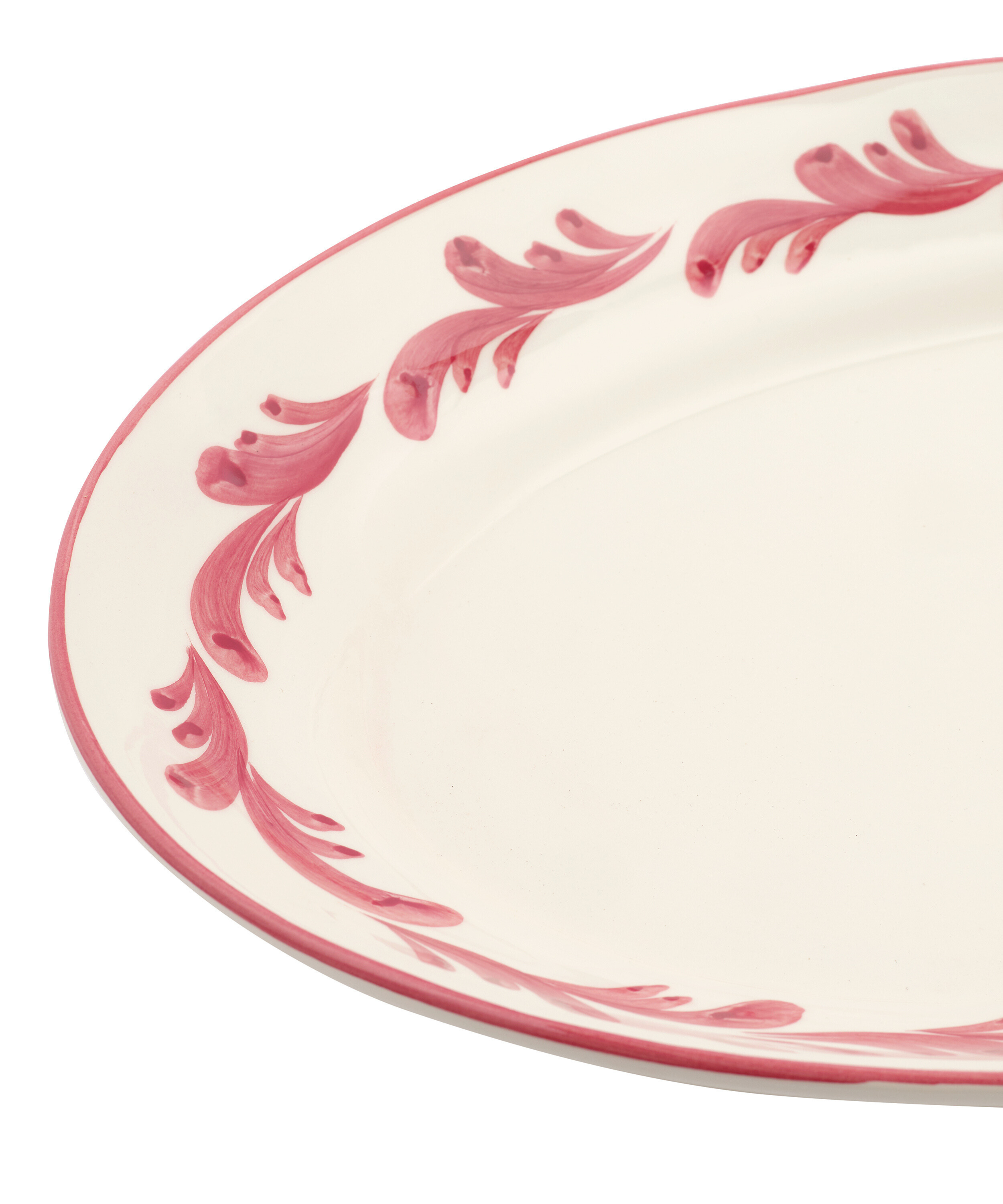 Rebecca Udall Celia Platter, Raspberry, Detail