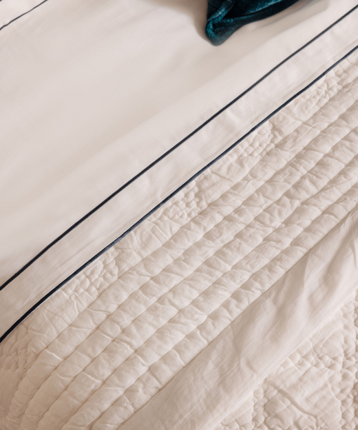 Frame Bed Linen, Steel Blue