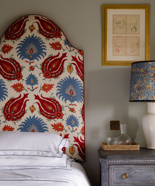 Frame Bed Linen, Steel Blue