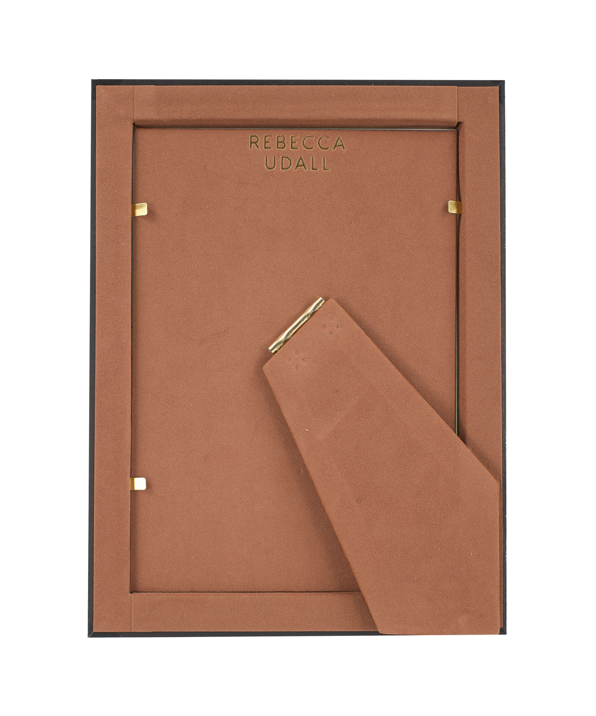 Delilah Striped Photo Frame, Caramel