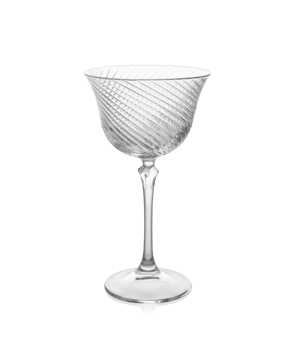 Julia Twisted Cut Crystal Glassware