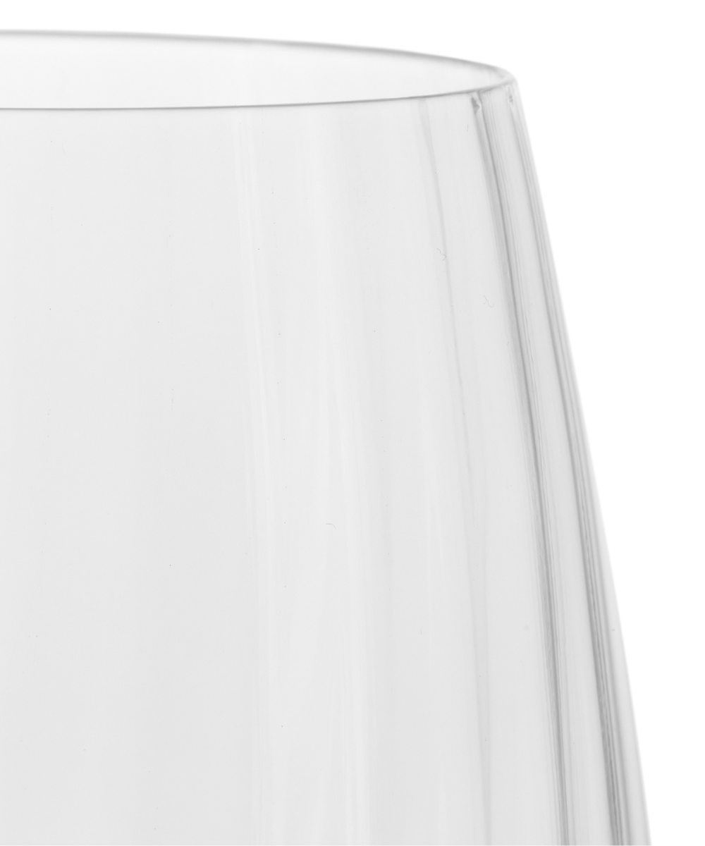 Rebecca Udall Daphne Optic Crystal Tumbler Glass, Rim Close Up