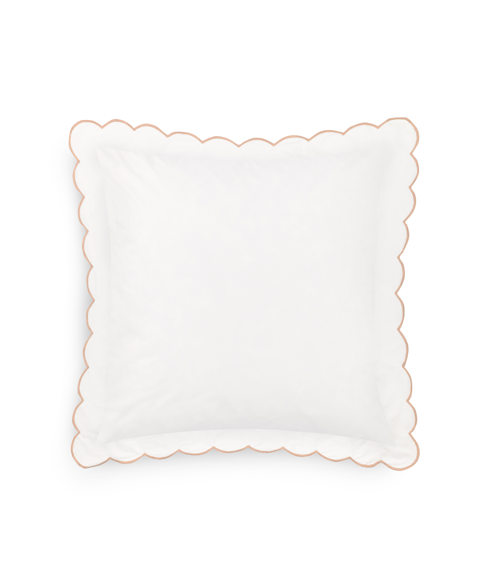Annabelle Scalloped Bed Linen, Dusty Pink