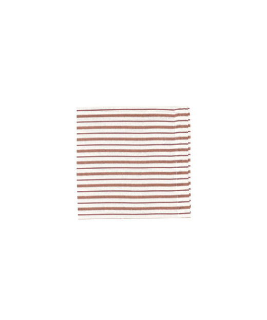 Victoria Striped Table Linens, Dusty Rosewood
