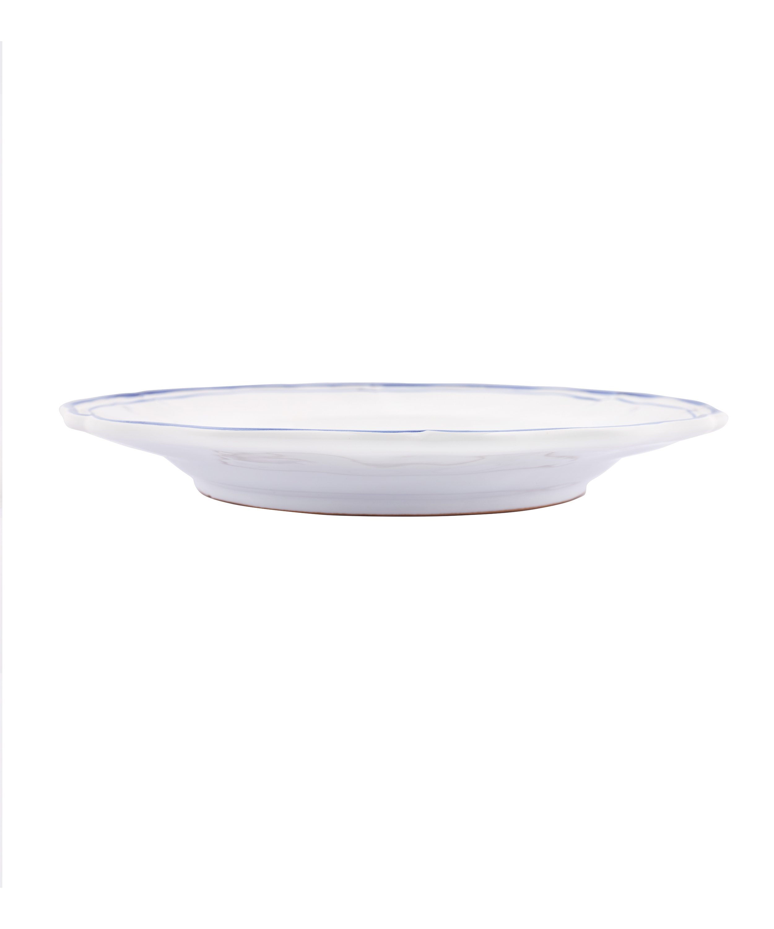 Zita Scalloped Crockery, Marine Blue, Dinner Plate