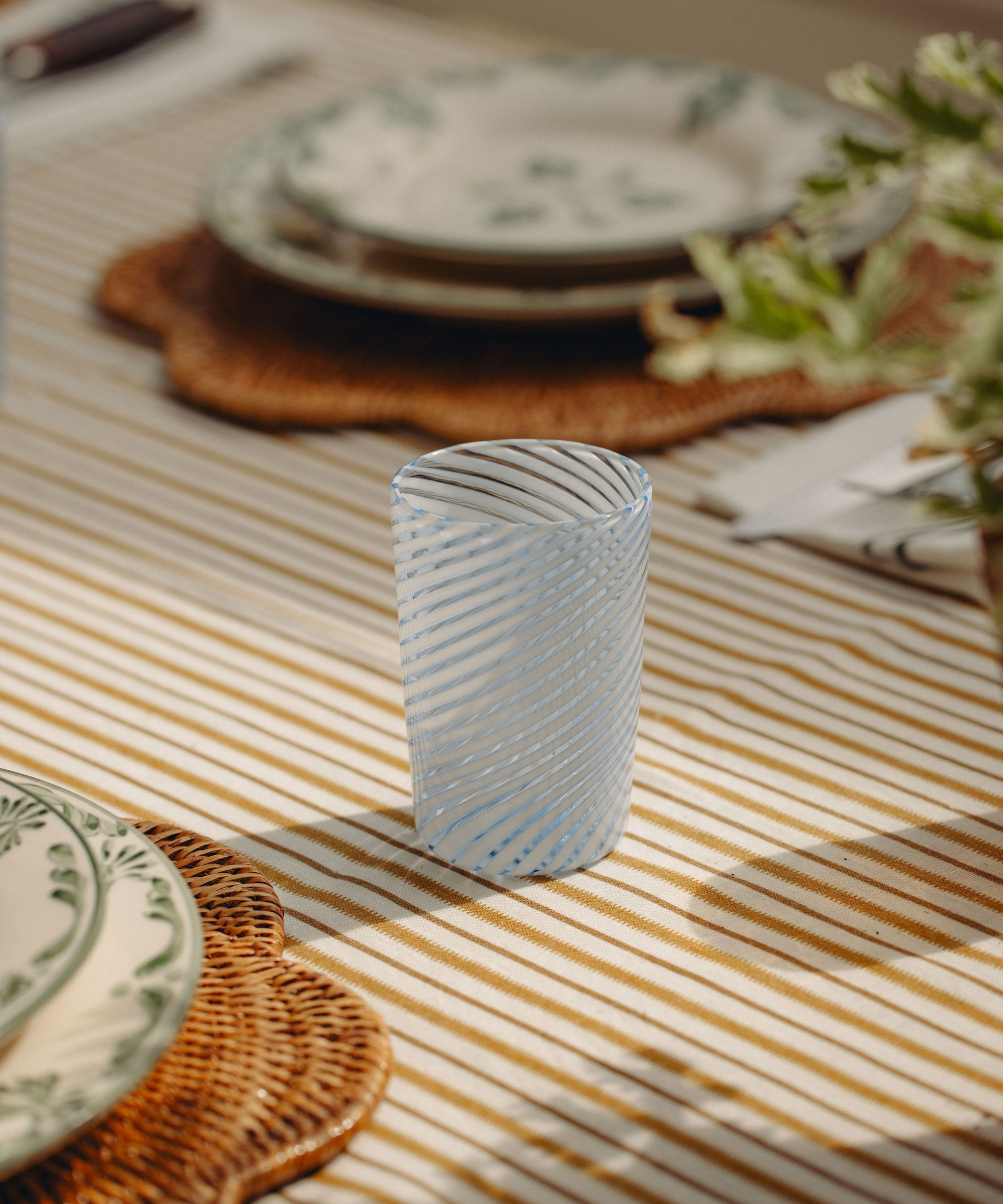 Pair of Murano Swirl Tumblers, Winter, Lifestyle