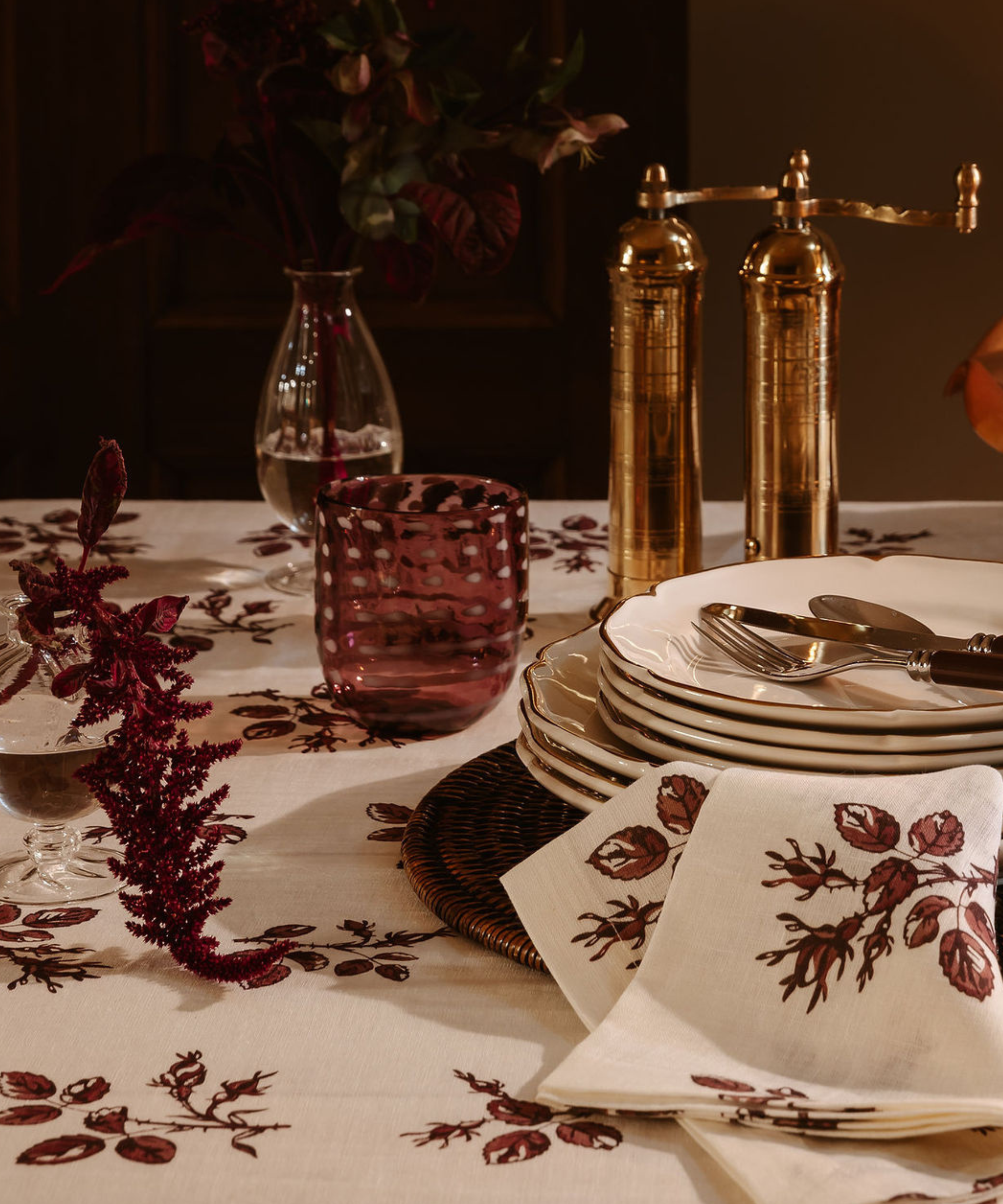 Celine Murano Tumbler, Black Cherry