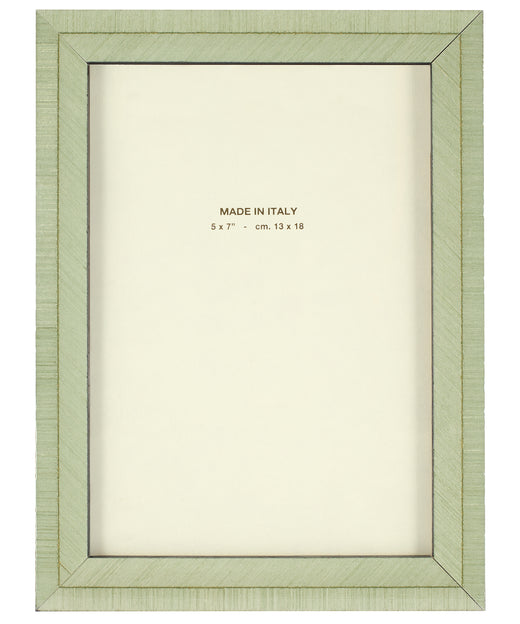 Bianca Photo Frame Marquetry Photo Frame in Pistachio Mint Green 5x7"