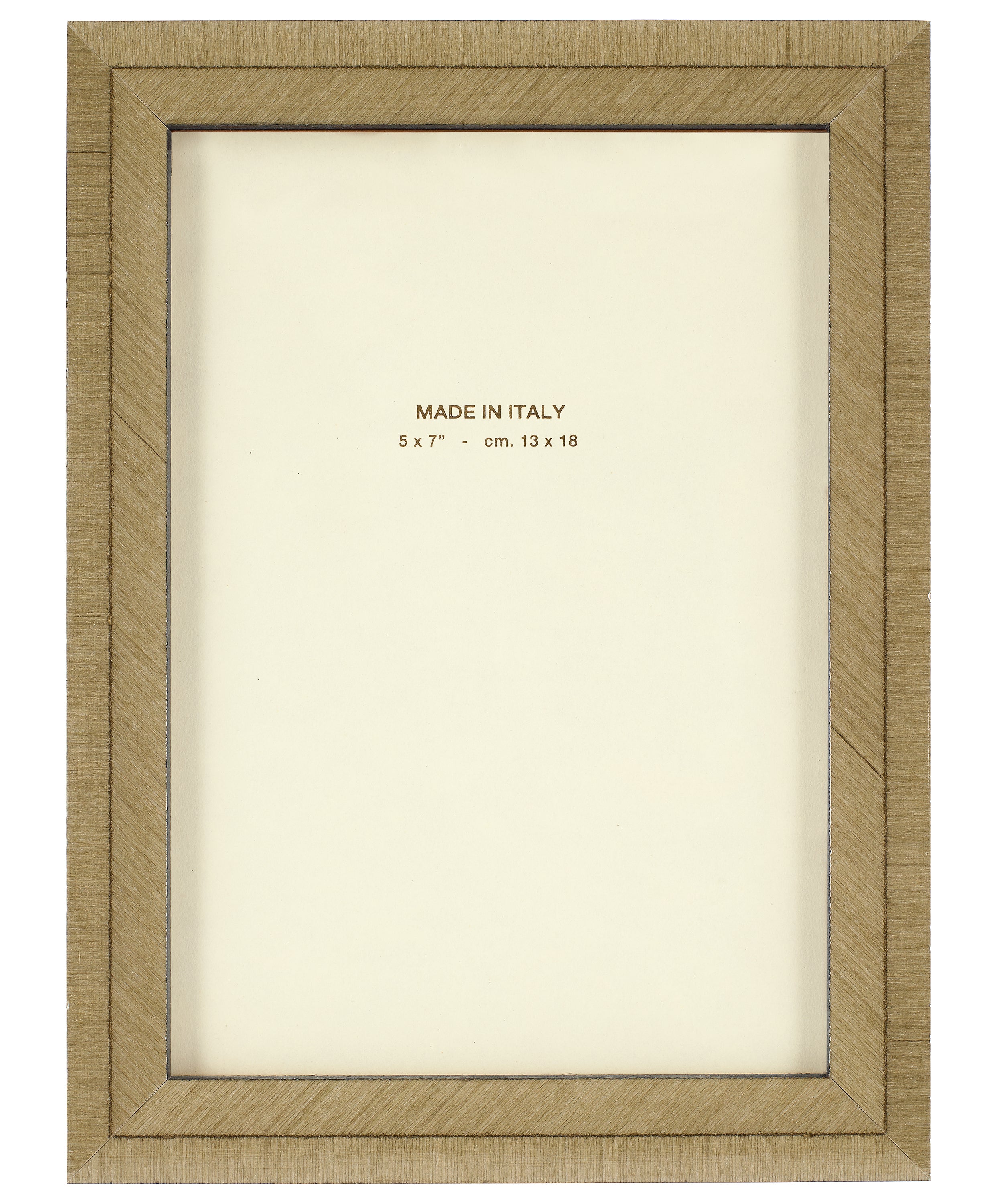Rebecca Udall, Bianca Photo Frame Marquetry Photo Frame in Taupe 5x7"