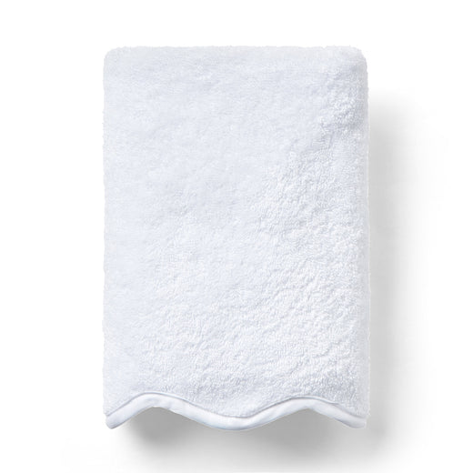 Luxury scalloped Egyptian cotton Custom Scalloped Bath towel