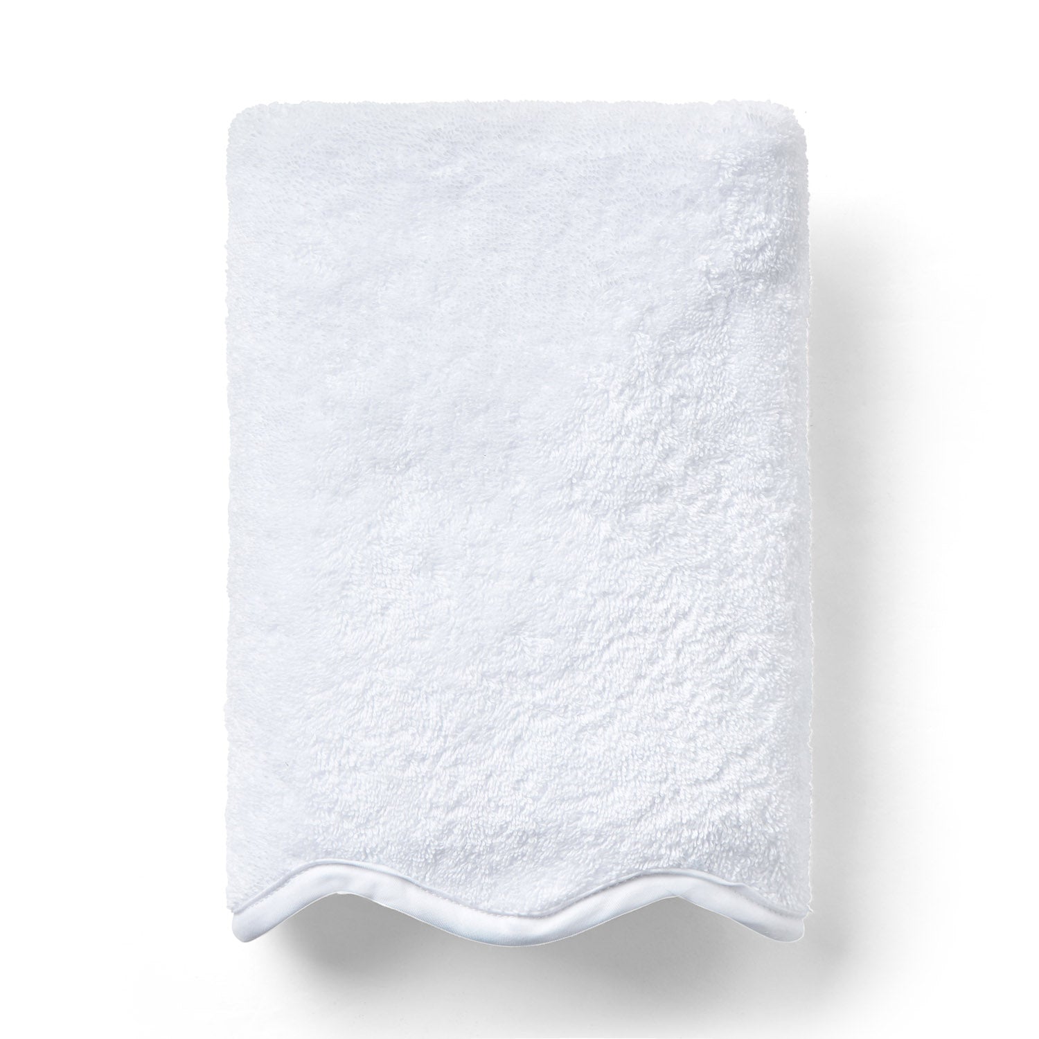 Luxury scalloped Egyptian cotton Custom Scalloped Bath towel