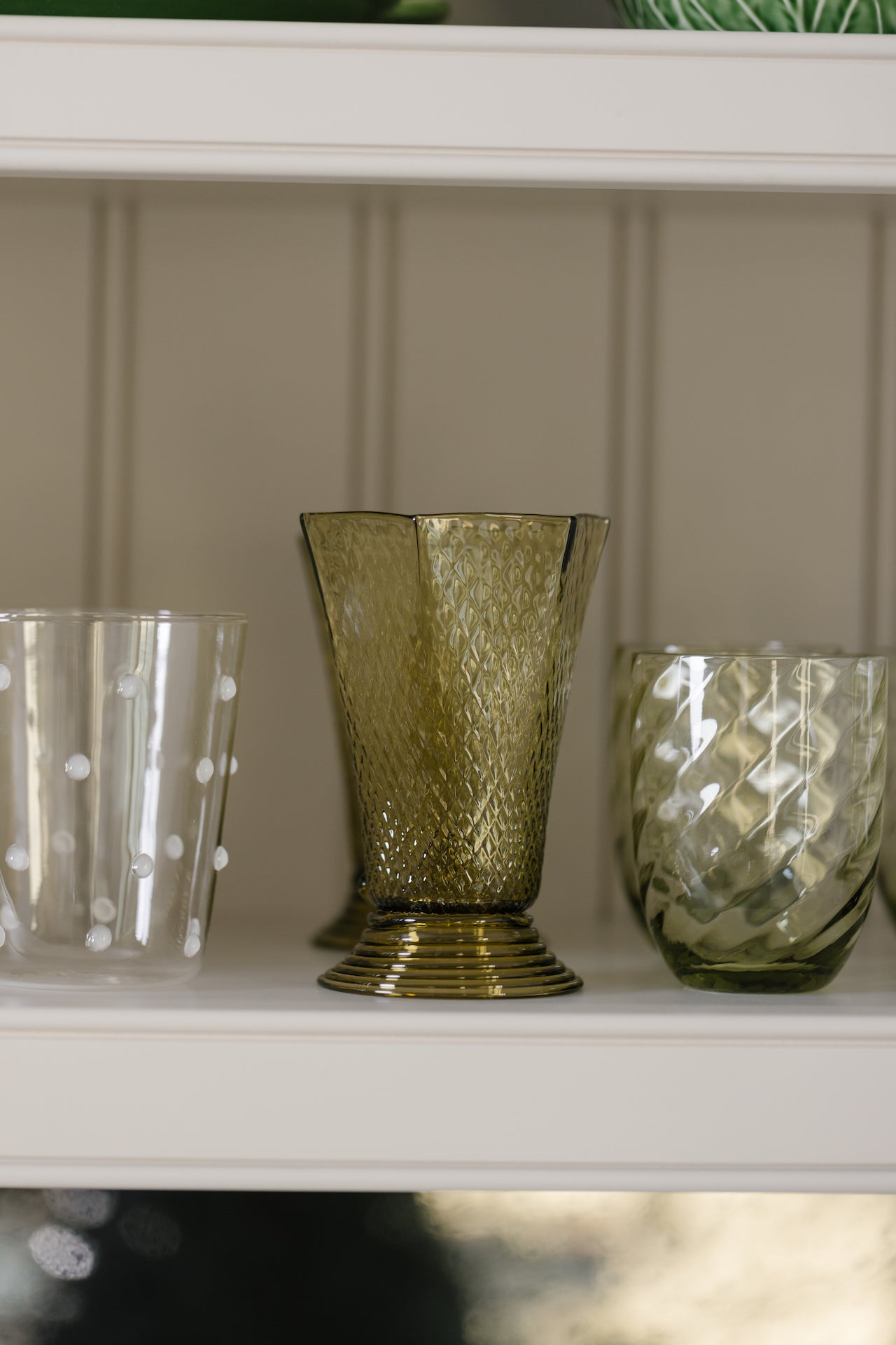Rebecca Udall Freida Handblown Glass Tumbler, Base Detailing