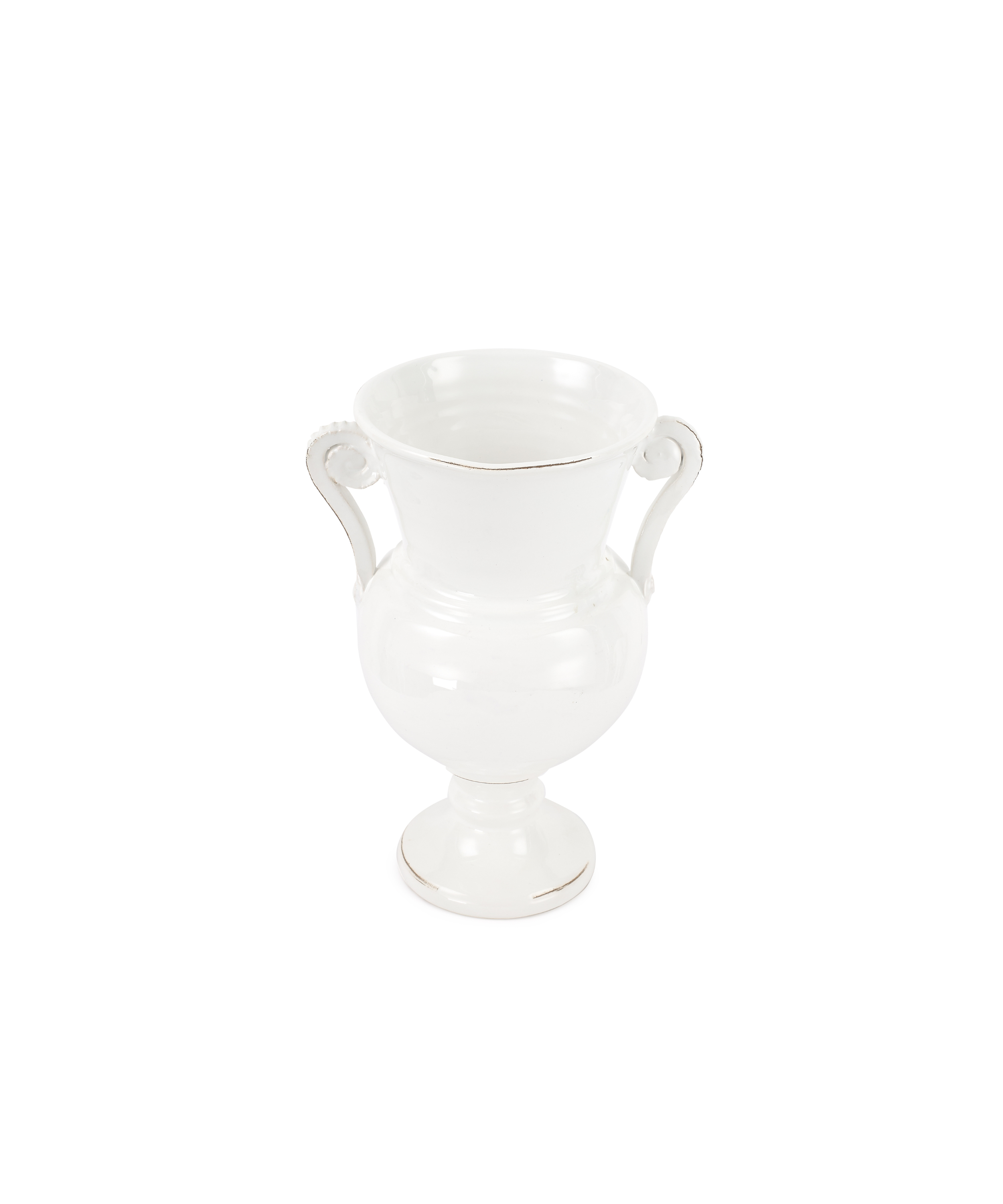 Rebecca Udall, White Hand Thrown Beatrice Urn Vase, Medium