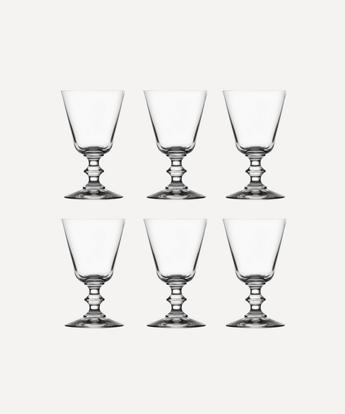 Parigi set of 6 wine glasses in neutrals - Ichendorf Milano