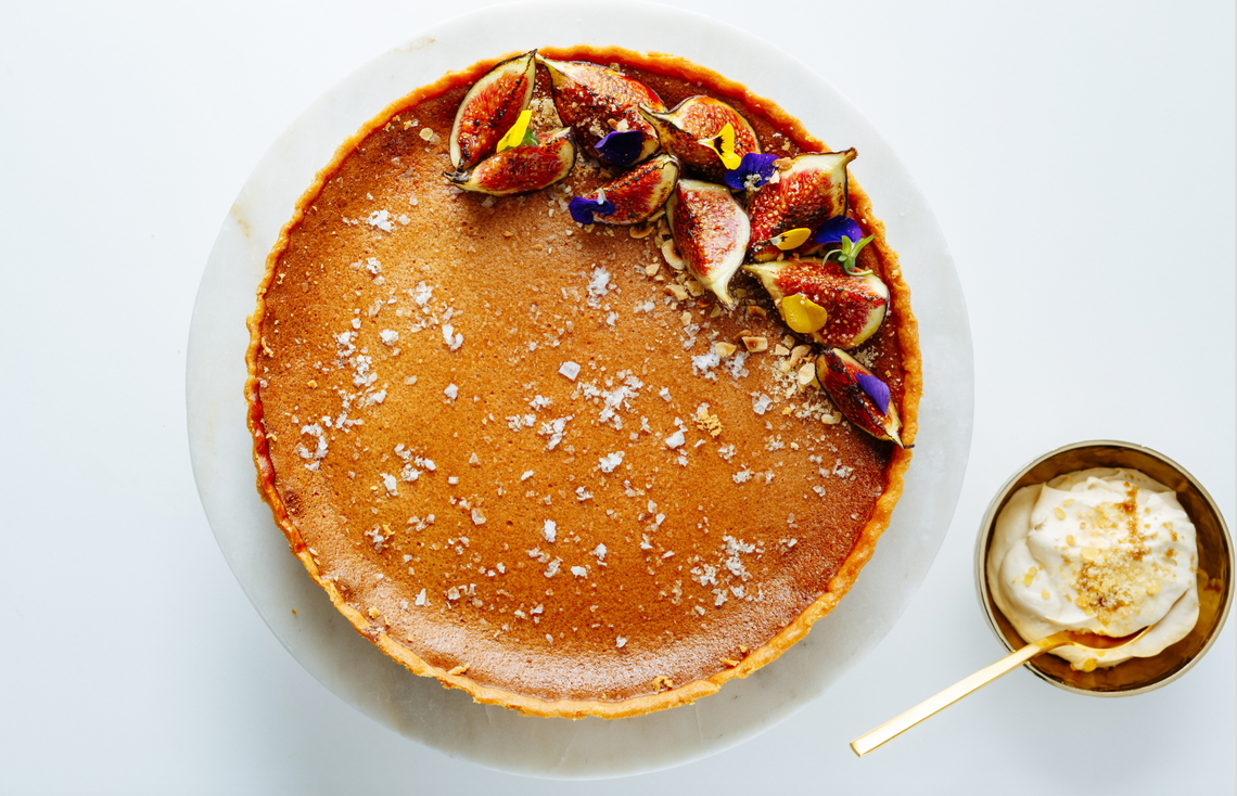 Salted Honey and Apple Tart