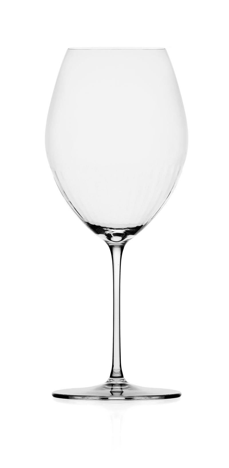 Set of 12 Stephanie Optical Wine Glasses