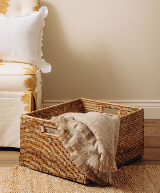 Rattan Storage Baskets, Natural