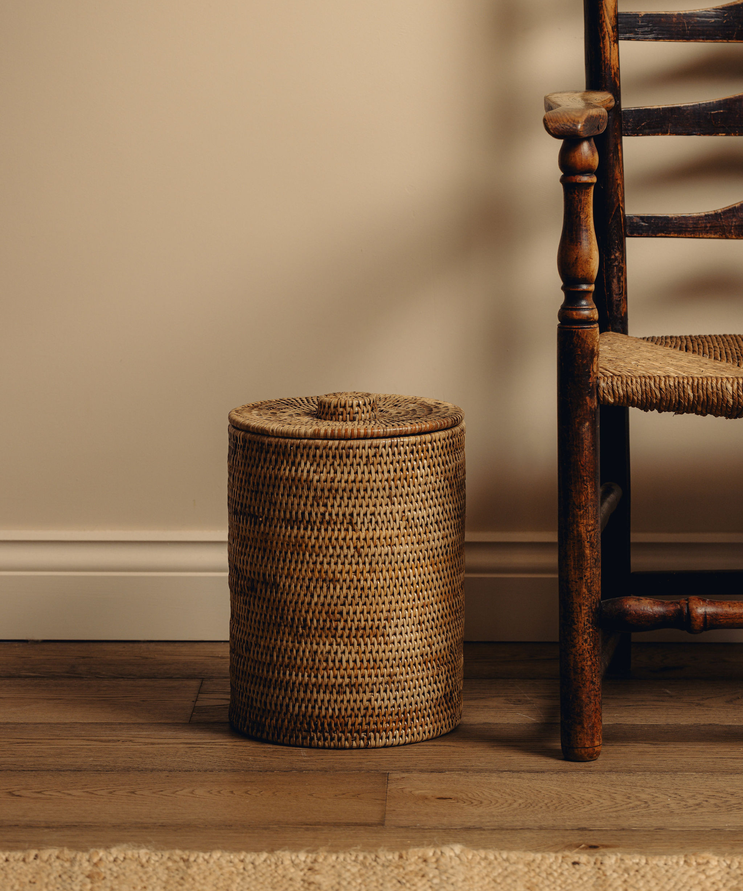 Rattan Bathroom Bin - Thumbnail 3