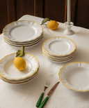 Zita Scalloped Crockery, Citrus Yellow