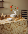 Prairie Linen Rectangular Tablecloth, Lifestyle