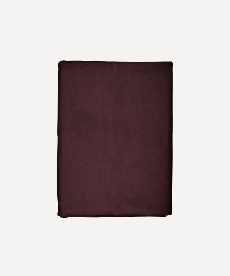 Rebecca Udall Classic linen black cherry tablecloth 