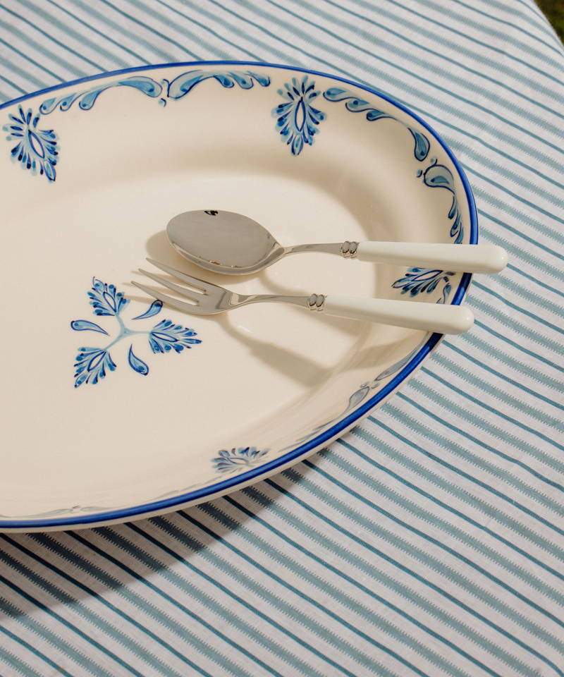 Rebecca Udall Eleanor Platter, Blue with Classic Cutlery